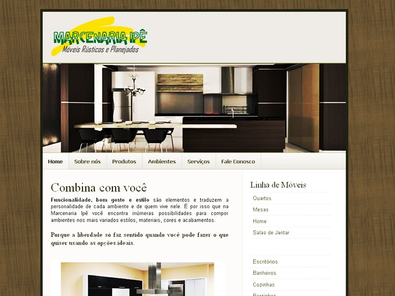 Website Marcenaria Ipê em Paulínia/SP