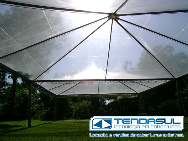 tenda 10x10 cristal transparente para festas noturnas