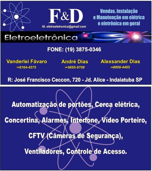 F & D Eletroeletrônica Indaiatuba Ltda 