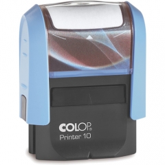 Carimbo automático colop printer 20 new azul claro