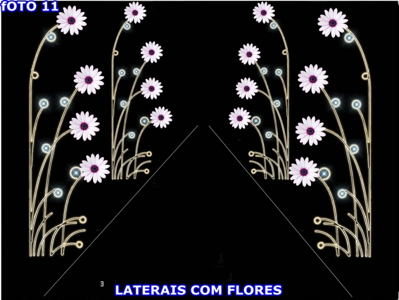 LATERAIS EM FLORES