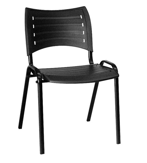Cadeira Polipropileno Preto