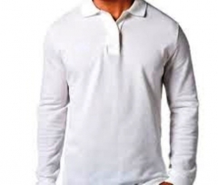 Camisa polo manga longa para uso profissional ou em dias com temperaturas mais amenas.