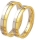 Aliança sem solda, torneada, em ouro 18 K, para Bodas ou Casamento. Modelo: Reta Anatômica Largura: 3.5 mm  Detalhes: Acabamento Polido com uma lateral em ouro amarelo e outra em ouro branco.  Peso do Par: 6.0