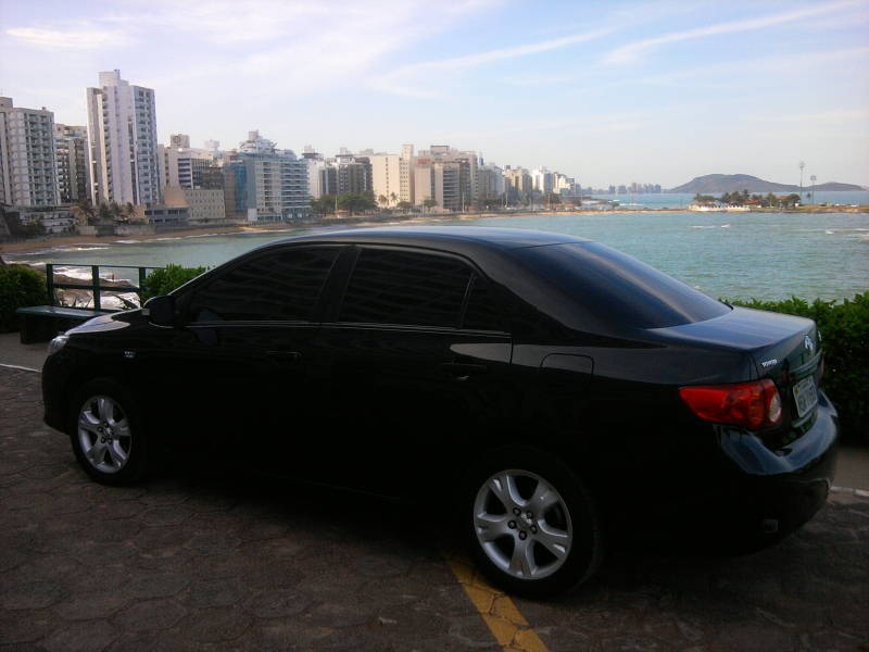 Vista da Praia da Areia Preta-Guarapari-ES