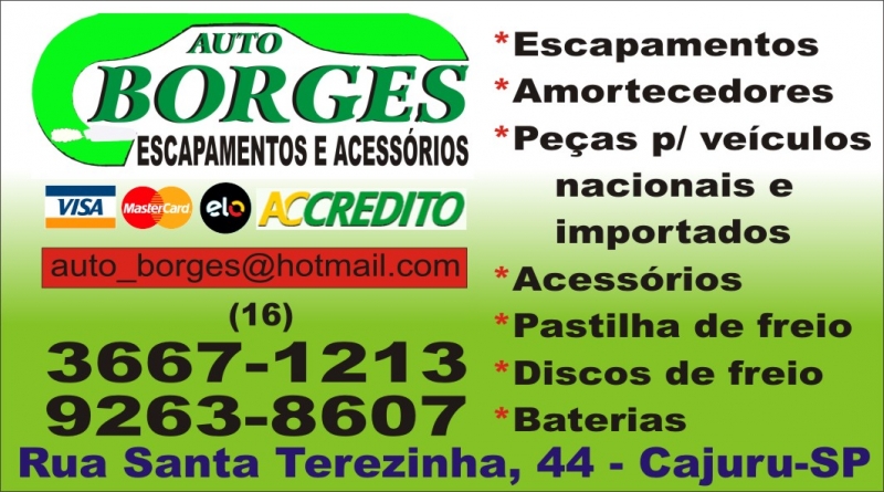 AUTO BORGES CAJURU/SP