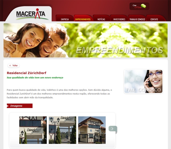 Criação de site Macerata - Valinhos/SP