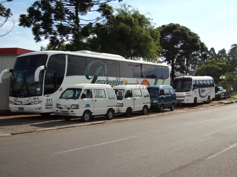 ônibus trucado e mini vans