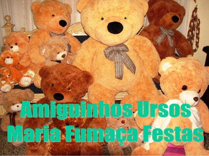 Amiguinhos Ursos da Maria Fumaça Festas - Seu evento de forma diferente com essa turminha fofa...www.mariafumacafestas.com.br