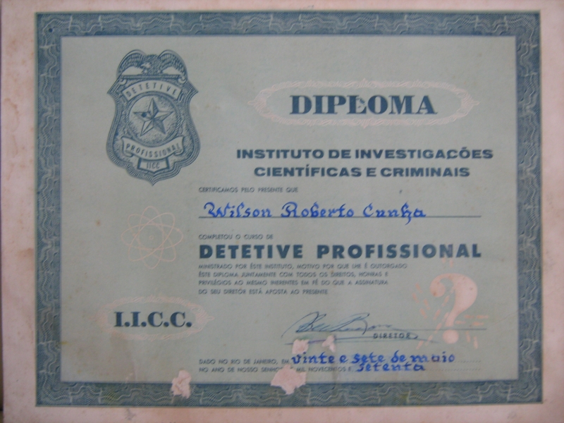 meu primeiro diploma.