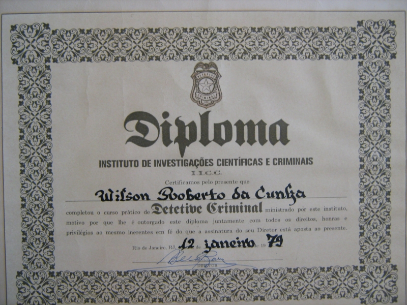 meu segundo diploma.