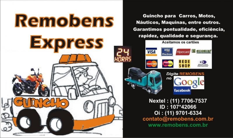 GUINCHO 24HS (11)7706-7537  ID 107*42066 - REMOBENS EXPRESS