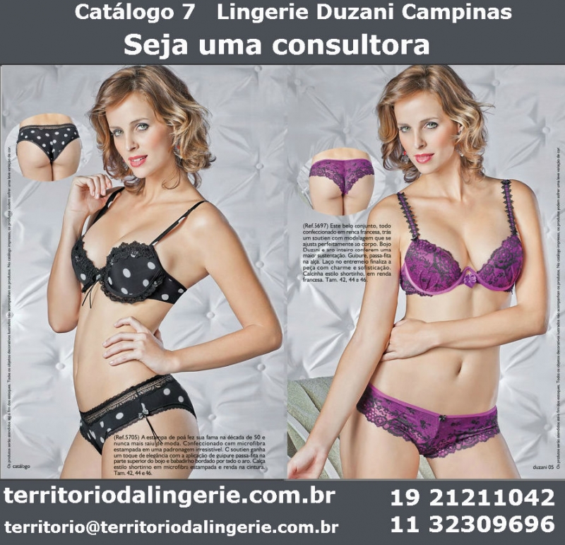 Lingerie para revender. Moda Íntima Duzani