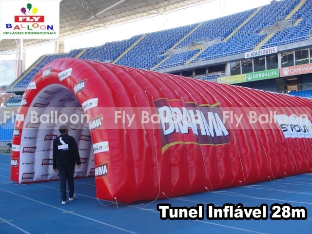 Fly Balloon Baloes e Inflaveis Promocionais - Tunel Inflável promocional