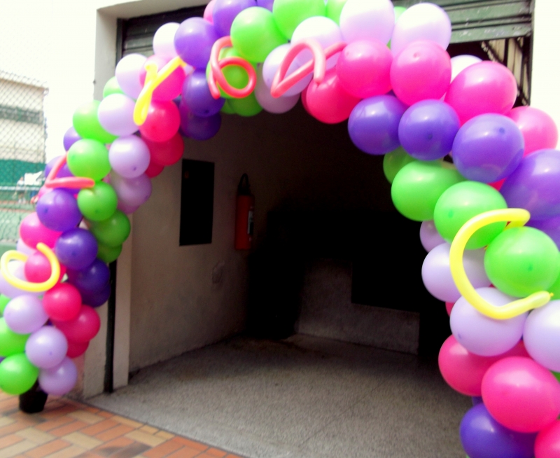 Decoração de bexigas - Arco de bexiga.