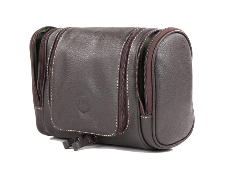 Necessaire masculina de couro - Kabupy