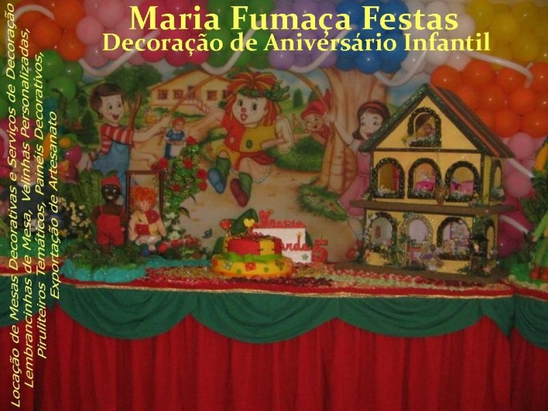 O encantamento das crianças está de volta com o Sítio do Pica-Pau Amarelo decorado pela Maria Fumaça Festas. www.mariafumacafestas.com.br/Temas/Galeria_Sitio.html 