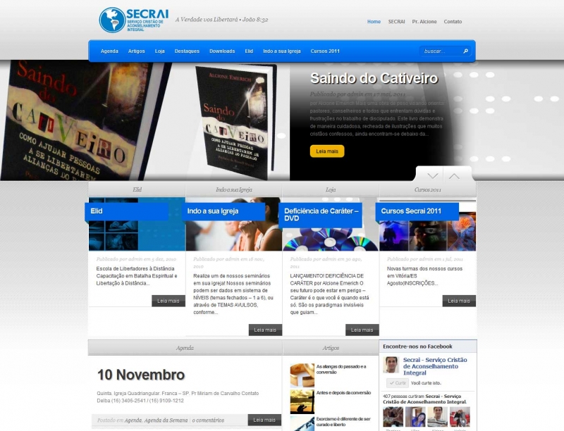 Um dos projeto de sucesso! Site Secrai