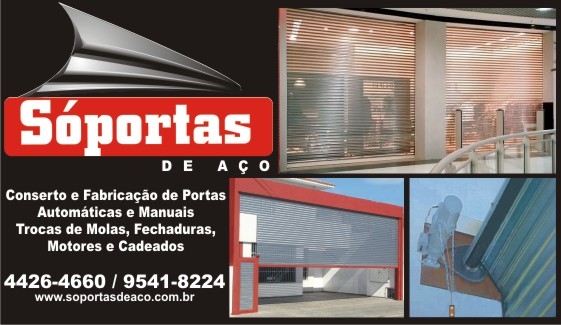 portas de aço