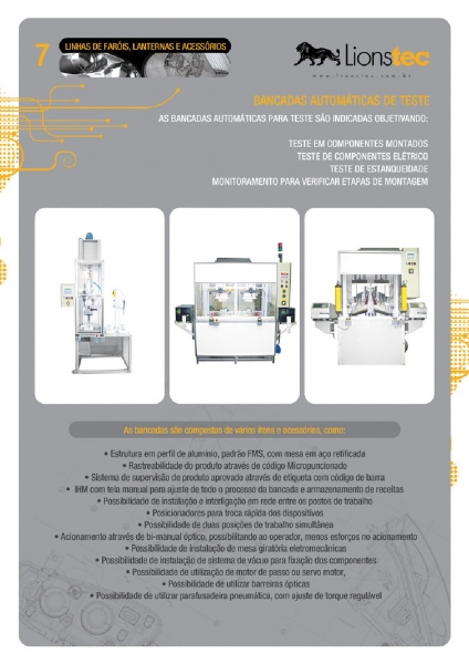 Bancadas Automticas de Teste