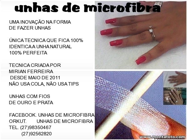 mega hair (urias ferreira) e  unhas de gel  (mirian ferreira) unhas de fibra de vidro