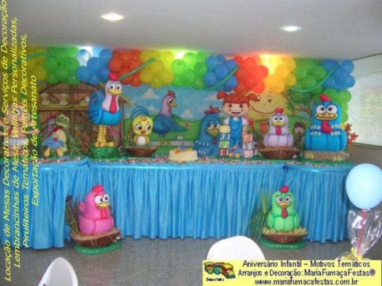 Decorao da Galinha Pintadinha Maria Fumaa Festas. Veja mais em: http://www.mariafumacafestas.com.br/Temas/Galeria-Galinha-Pintadinha.shtml