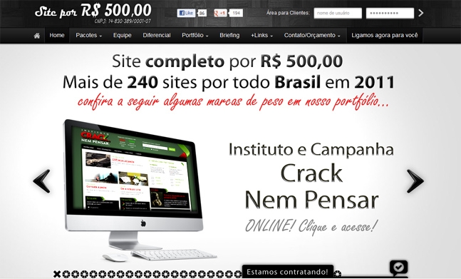 Criação de sites em Santa Catarina