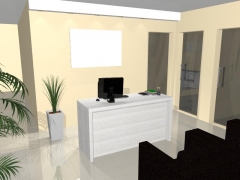 Escribania recepÇao em mdf