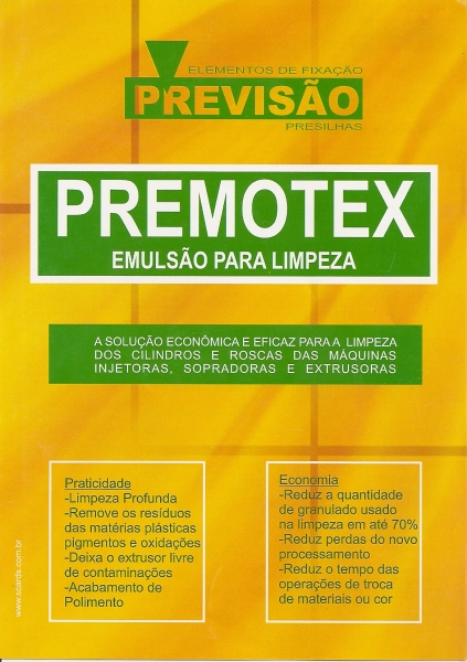 EMULSÃO P/ LIMPEZA DE INJETORAS / SOPRADORAS / EXTRUSORAS - PREVISÃO IND. COM. DE PRESILHAS LTDA  