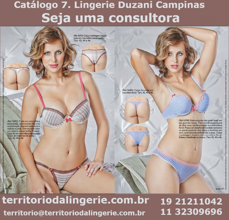 Lingerie para revender. Moda Íntima Duzani