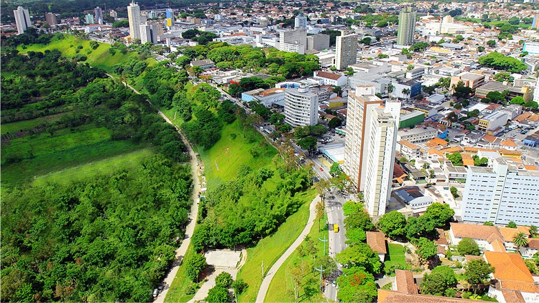 São José dos Campos - Vista do Banhado, região central da cidade