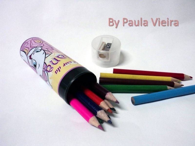 Lápis de cor personalizado