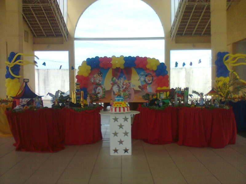 Decoração festa Infantil - Palhaço