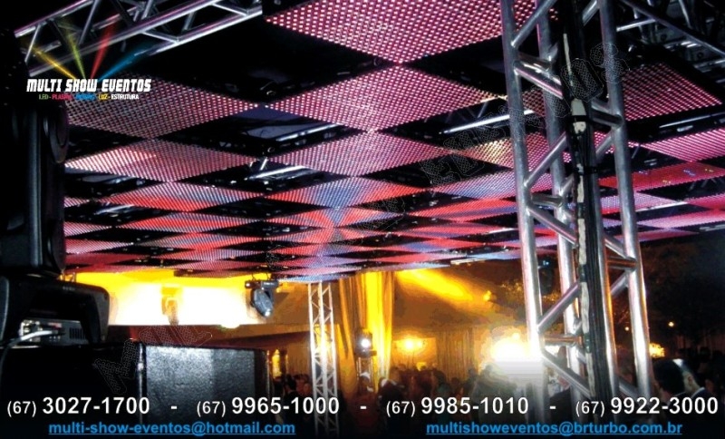 PAINEL LED PH10 E TETO MOSAICO PH40 - 20/04/12