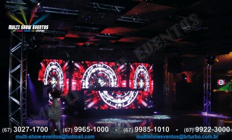 PAINEL LED PH10 E TETO MOSAICO PH40 - 20/04/12