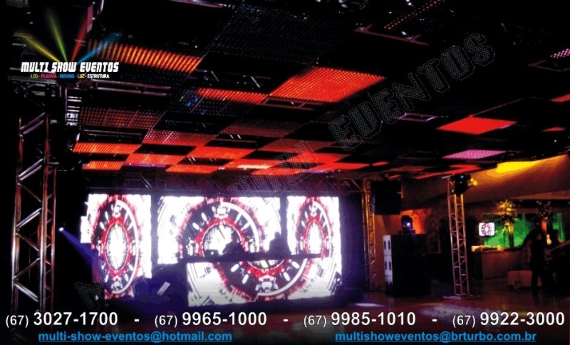 PAINEL LED PH10 E TETO MOSAICO PH40 - 20/04/12