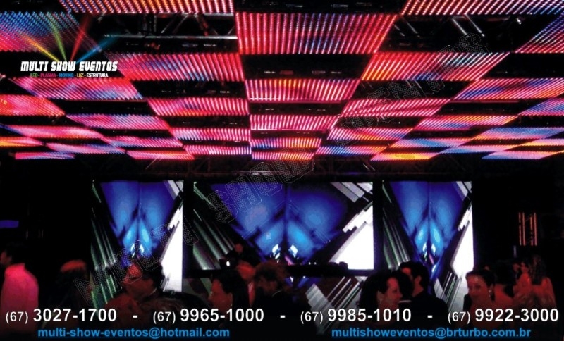 PAINEL LED PH10 E TETO MOSAICO PH40 - 20/04/12