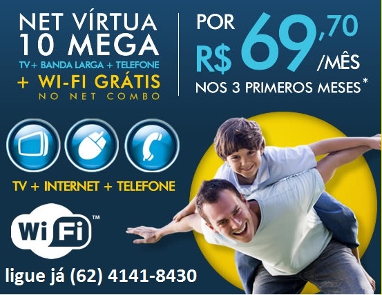 A net combo Goiânia (62) 41418430