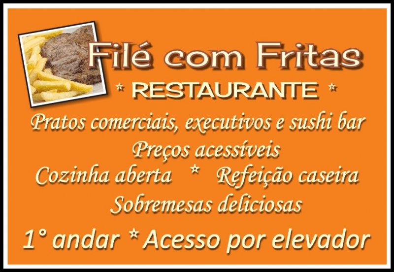 Filé com Fritas - Restaurante - Sushi Bar