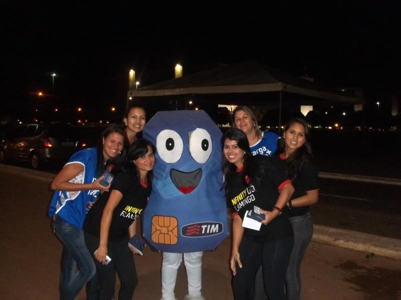 Equipe de promotoras de ponto de vendas.