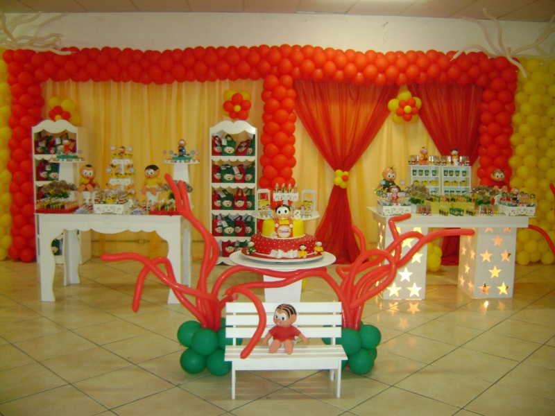 Decoração festa Infantil - Provençal Turma da Mônica