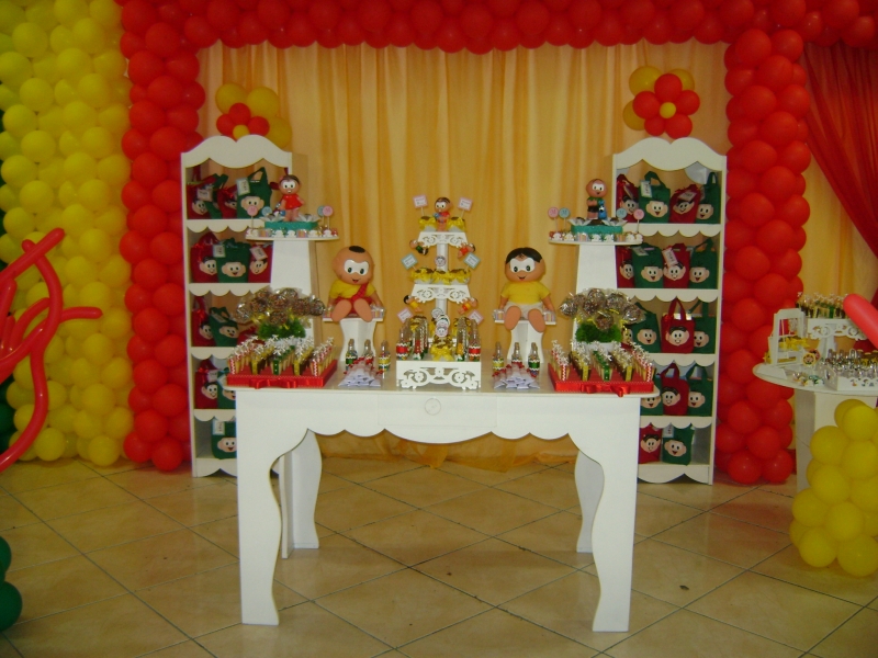Decoração festa Infantil - Provençal Turma da Mônica