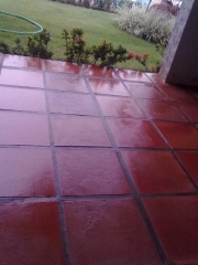 Restauração Piso ceramico - Depois