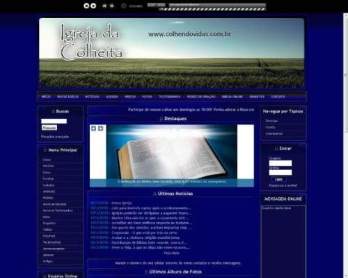 Tenha seu Site para Igreja com Web Rdio Online