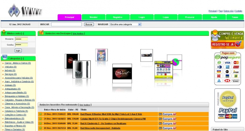 Tenha o Seu Site de Mercado Livre, Phplev na Internet