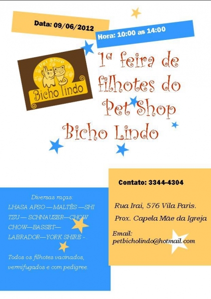 Pet Shop Bicho Lindo 