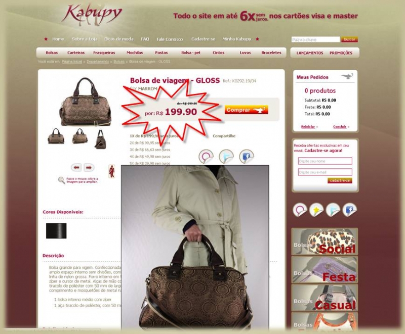 Bolsa de Viagem Kabupy