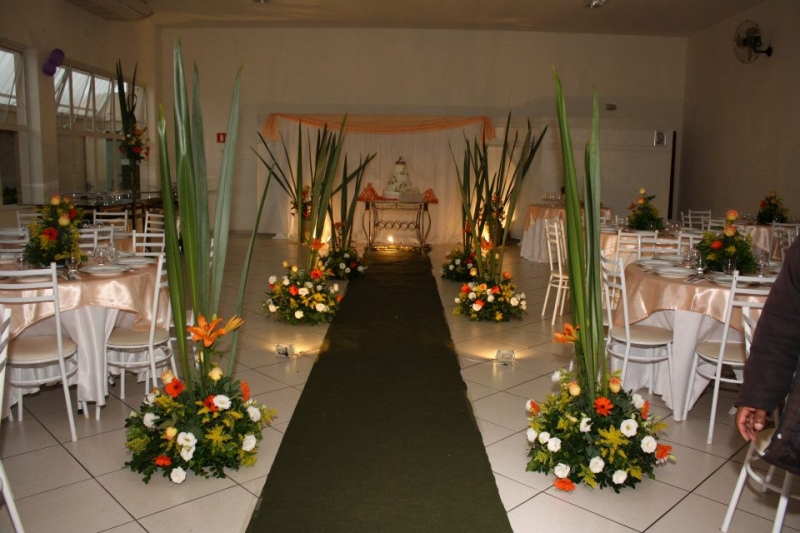 Decoração de casamento direto no salão