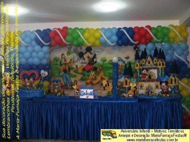 DecoraoTurma do Mickey - Maria Fumaa Festas. Sua decorao temtica feita por quem leva este assunto a srio. www.mariafumacafestas.com.br