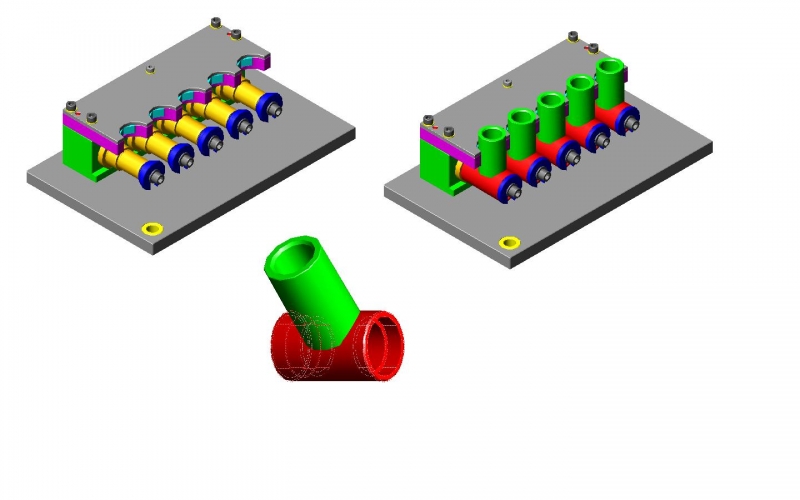 Dispositivo de fixao rapida para usinagem em CNC para canote Movement